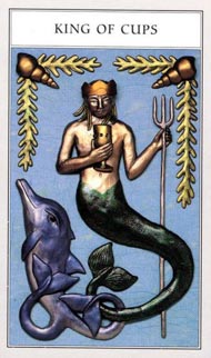 King of Cups in the deck Renaissance Tarot Modern