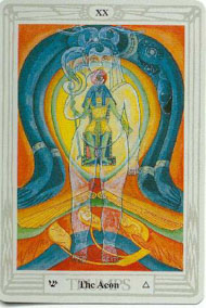 Judgment in the deck Thoth Tarot