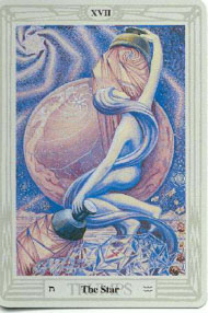 The Star in the deck Thoth Tarot