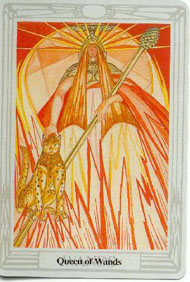 King of Wands in the deck Thoth Tarot