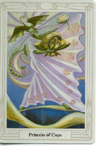 Queen of Cups in the deck Thoth Tarot