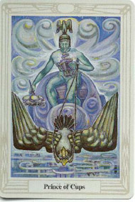 Page of Cups in the deck Thoth Tarot