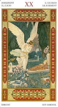 Judgment in the deck Tarot of the Thousand and One Nights
