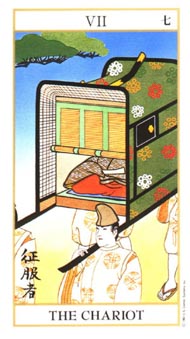 The Chariot in the deck Ukiyoe Tarot