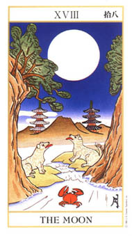 The Moon in the deck Ukiyoe Tarot