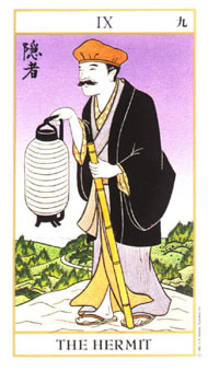 The Hermit in the deck Ukiyoe Tarot