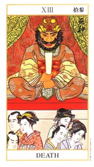 Death in the deck Ukiyoe Tarot