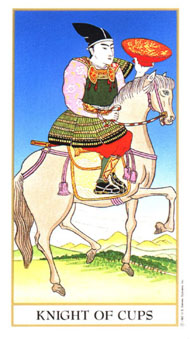 Knight of Cups in the deck Ukiyoe Tarot