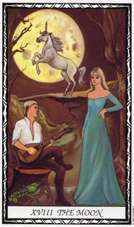 The Moon in the deck Unicorn Tarot