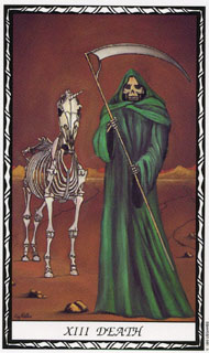 Death in the deck Unicorn Tarot