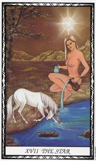 The Star in the deck Unicorn Tarot