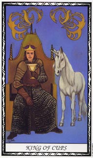 King of Cups in the deck Unicorn Tarot