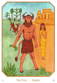 The Fool in the deck Babylonian Tarot