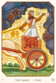 The Chariot in the deck Babylonian Tarot