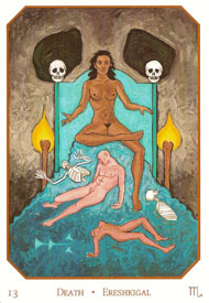 Death in the deck Babylonian Tarot