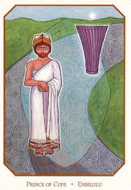 King of Cups in the deck Babylonian Tarot