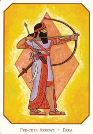 King of Swords in the deck Babylonian Tarot