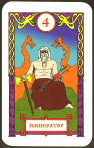 The Emperor in the deck Vedic Tarot