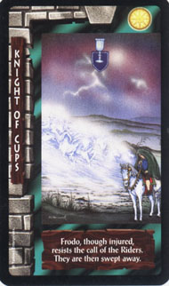 Knight of Cups in the deck Lord of the Rings Tarot