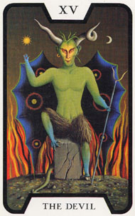 The Devil in the deck Witches Tarot