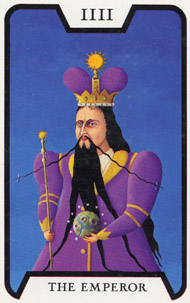 The Emperor in the deck Witches Tarot