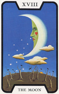 The Moon in the deck Witches Tarot