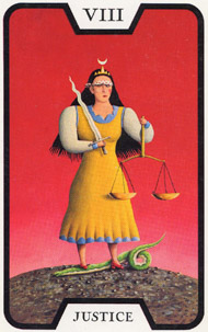 Strength in the deck Witches Tarot