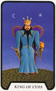 King of Cups in the deck Witches Tarot