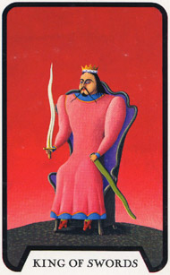 King of Swords in the deck Witches Tarot