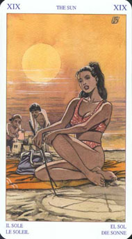 The Sun in the deck Pagan Tarot