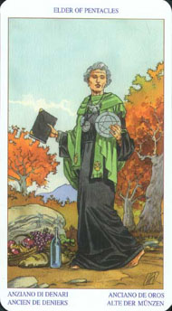 King of Pentacles in the deck Pagan Tarot