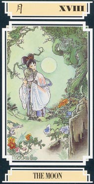 The Moon in the deck Golden Dragon Tarot