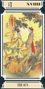 The Sun in the deck Golden Dragon Tarot