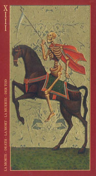 Death in the deck Golden Tarot of the Tsar