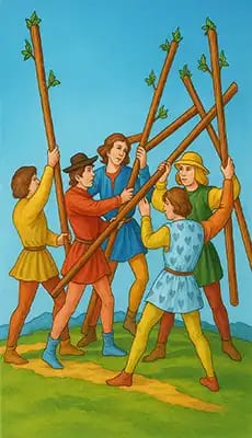 Five of Wands