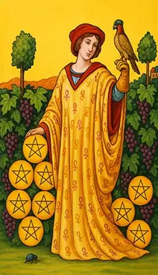 Nine of Pentacles