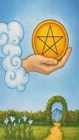 Ace of Pentacles Card