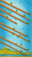 Eight of Wands Tarot Card