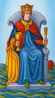 King of Cups Card