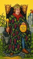 King of Pentacles Card