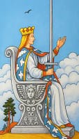 Queen of Swords Tarot Card