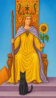 Queen of Wands Card