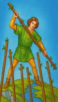 Seven of Wands Card