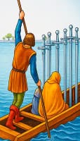 Six of Swords Tarot Card