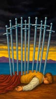 Ten of Swords Card