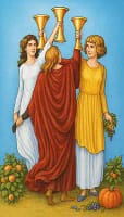 Three of Cups Card