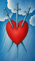 Three of Swords Card