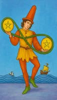 Two of Pentacles Tarot Card