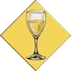 Glass of Wine card