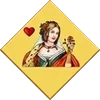 Queen of Hearts card
